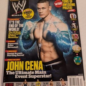 WWE Official Magazine December 2012 John Cena On The Cover